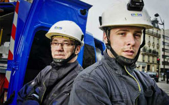 Techniciens Enedis dépannage